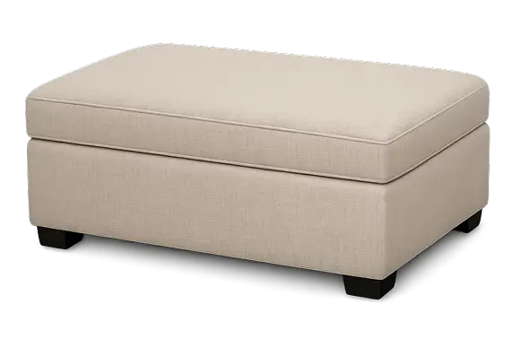 Ottoman cleaning in Dallas removing stains and dirt from upholstered footrest fabric