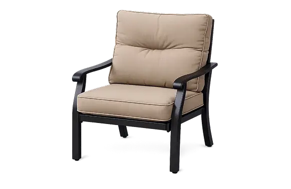 Patio chair cleaning in Dallas removing dirt and stains from outdoor upholstery fabric