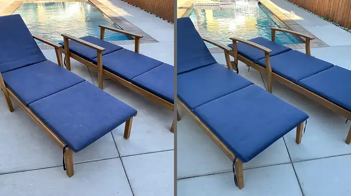 Patio furniture deep cleaning in Dallas refreshing outdoor upholstery fabric