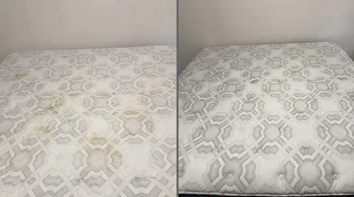 Professional mattress cleaning in Dallas showing clean and refreshed fabric surface