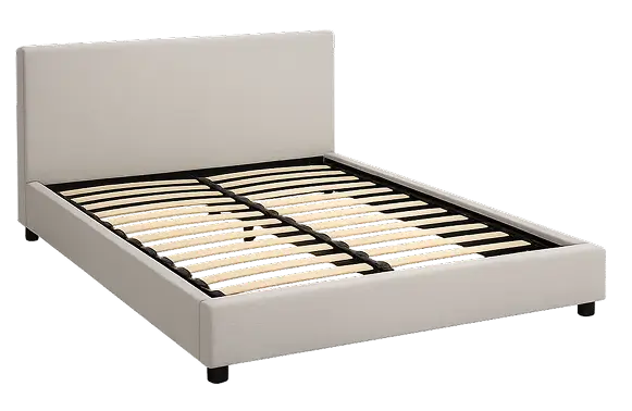 Upholstered bed frame cleaning in Dallas restoring clean fabric and removing buildup