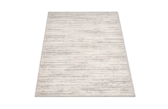 Gray and white polyester area rug for professional rug cleaning